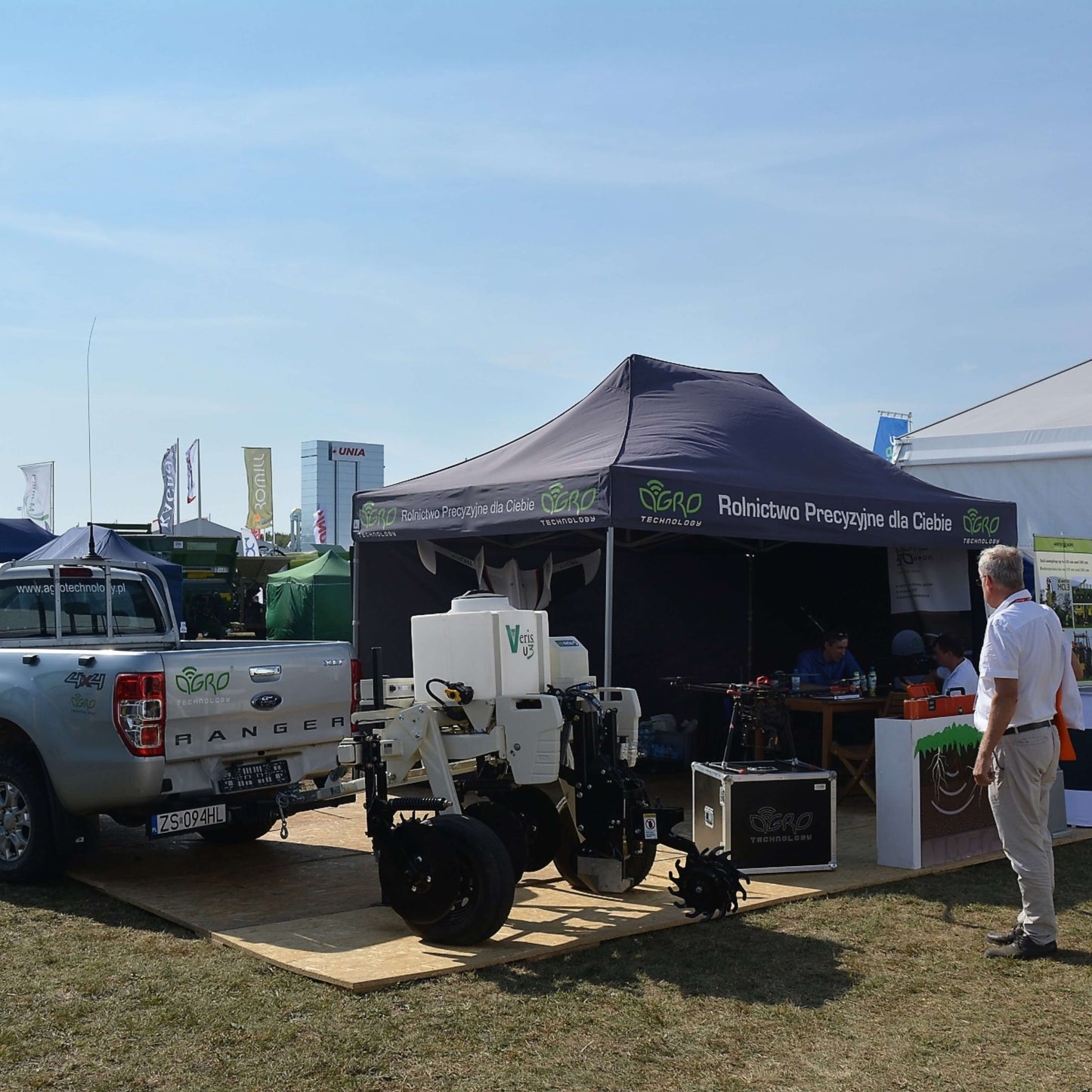 Nůžkový stan 3x4,5 s potiskem Agro