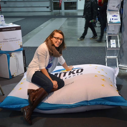Sedací vak XL (150 cm) s libovolným potiskem: Polyester