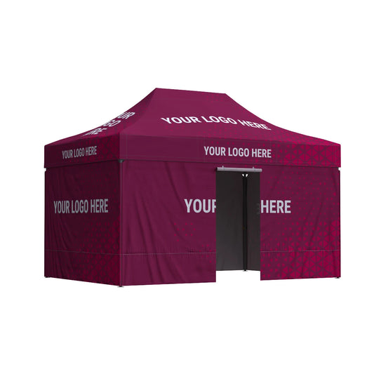 Nůžkový stan 3x4,5 Octa Pro LED s celopotiskem: Polyester