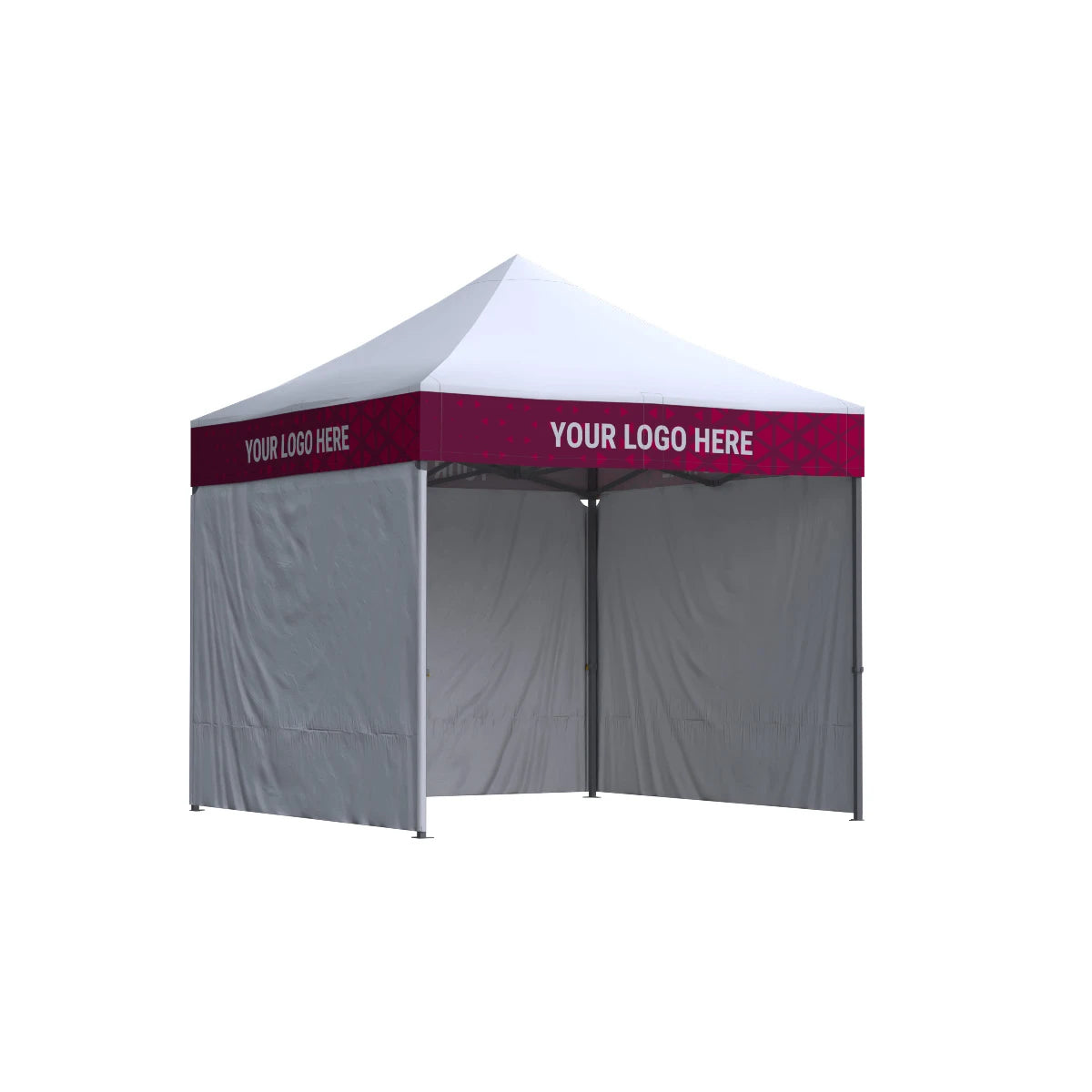 Nůžkový stan 3x3 Octa Pro LED s potiskem 4 střešních límců