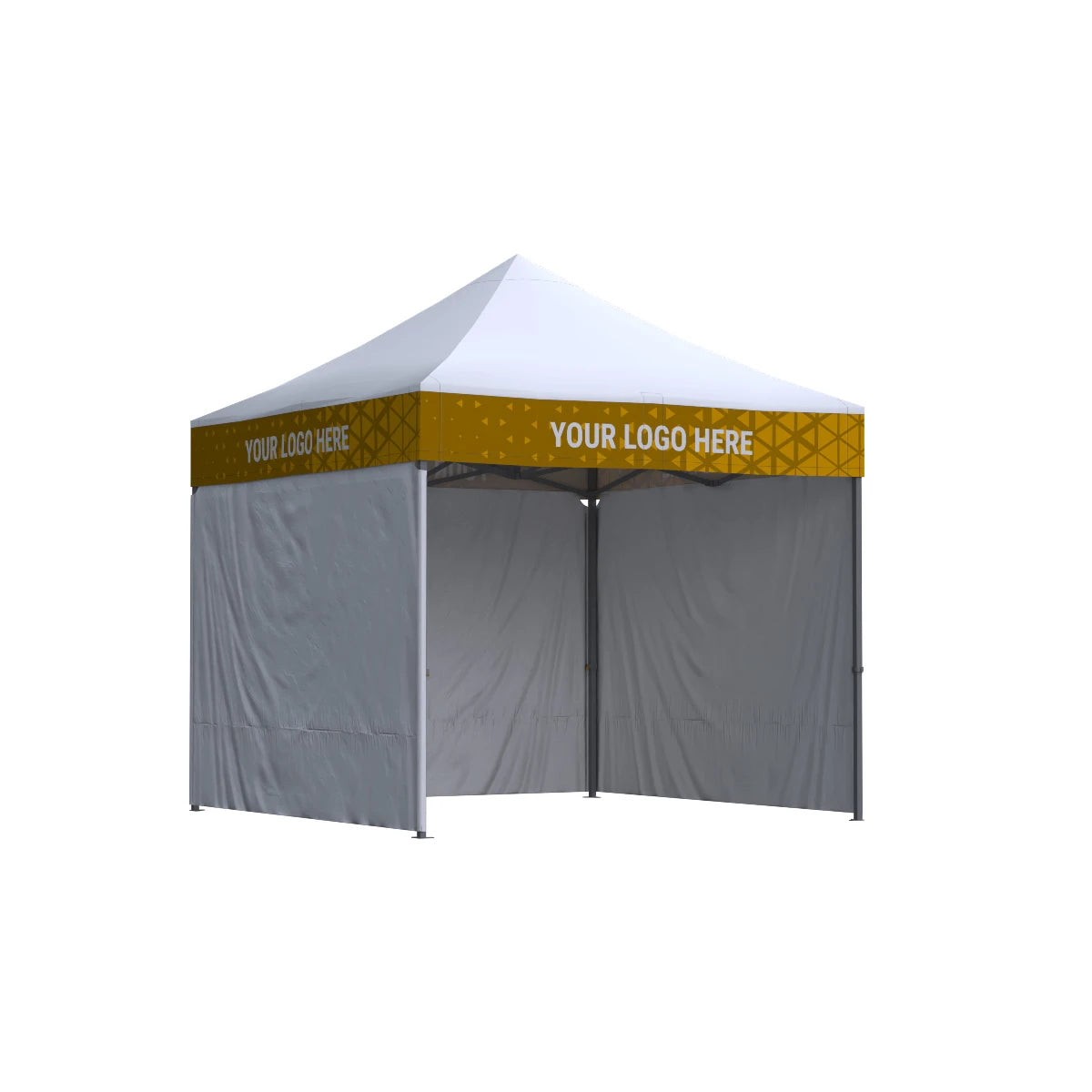 Nůžkový stan 3x3 Octa Pro s potiskem 4 střešních límců: Polyester - SET