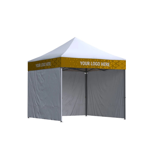 Nůžkový stan 3x3 Octa Pro s potiskem 4 střešních límců: Polyester - SET