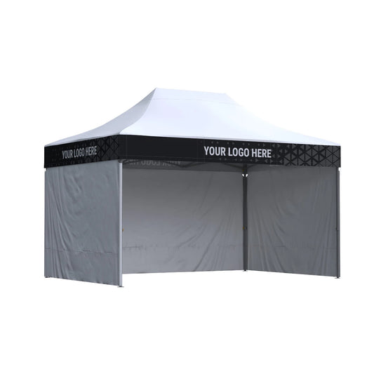 Nůžkový stan 3x4,5 Octa Go s potiskem 4 střešních límců: Polyester - SET