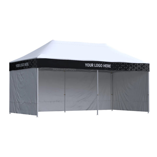 Nůžkový stan 3x6 Octa Go s potiskem 4 střešních límců: Polyester - SET