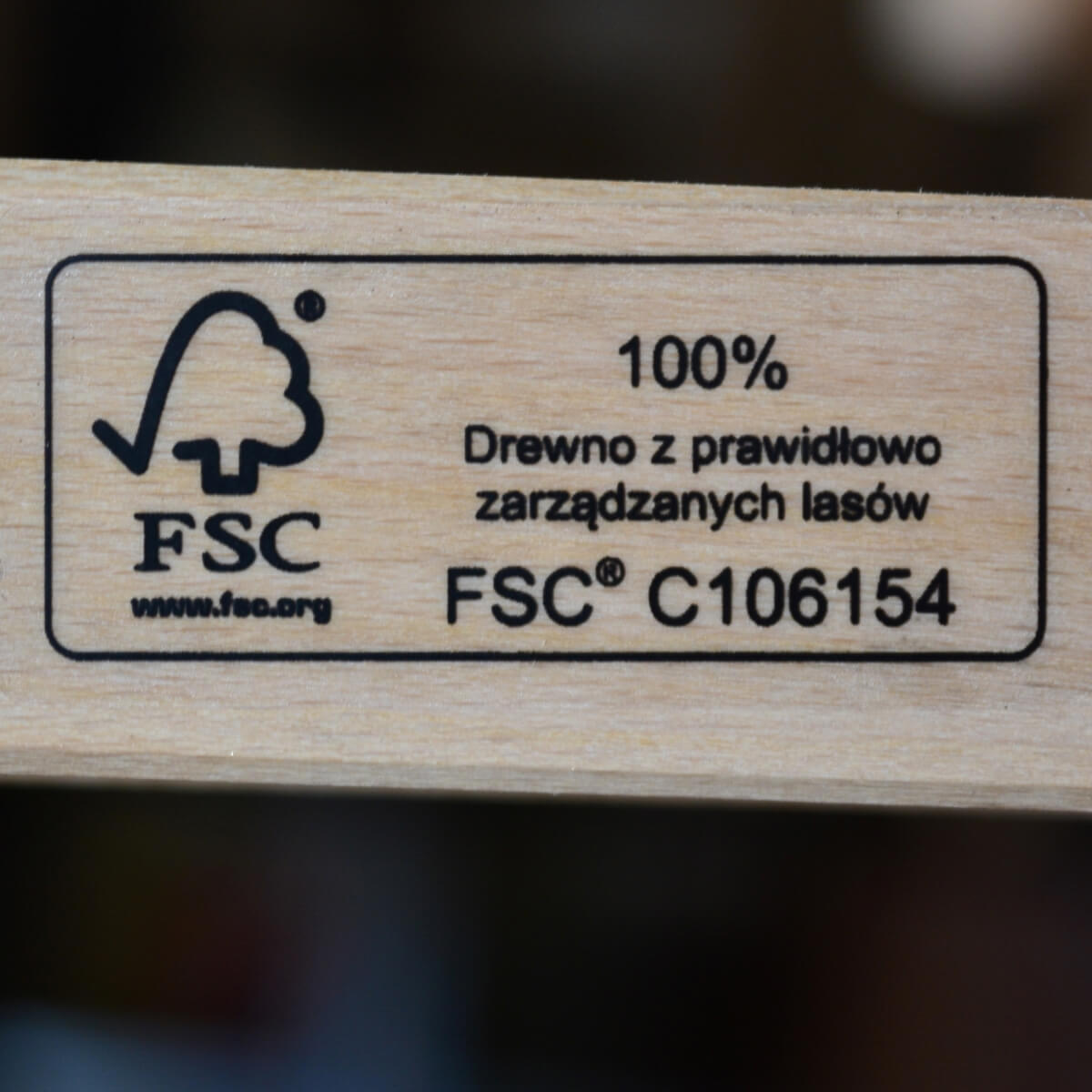Certifikace FSC (dřevo z šetrně obhospodařovaných lesů)