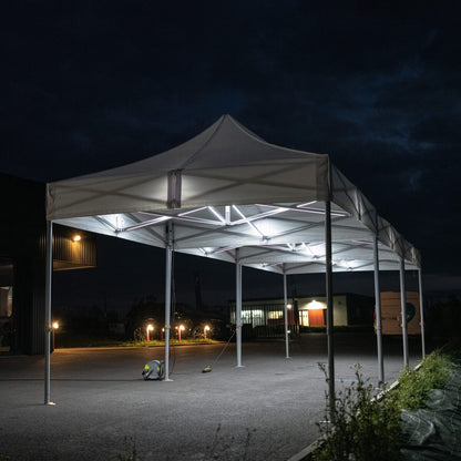 Nůžkové párty stany 3x3 m Octa Pro LED