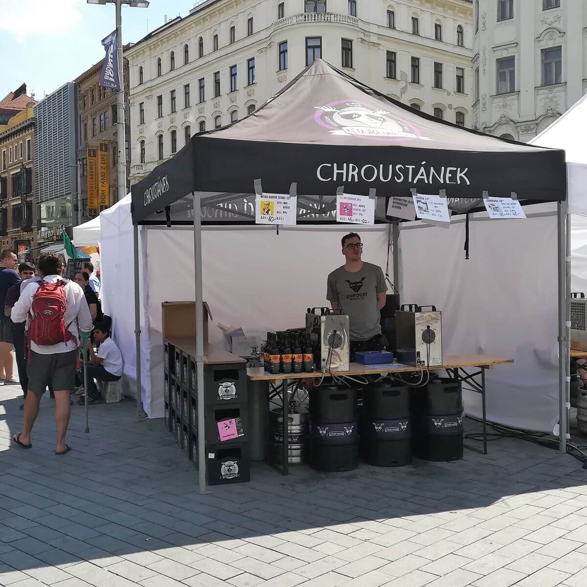 Nůžkový stan 3x3 s celopotiskem + bočnice bez potisku