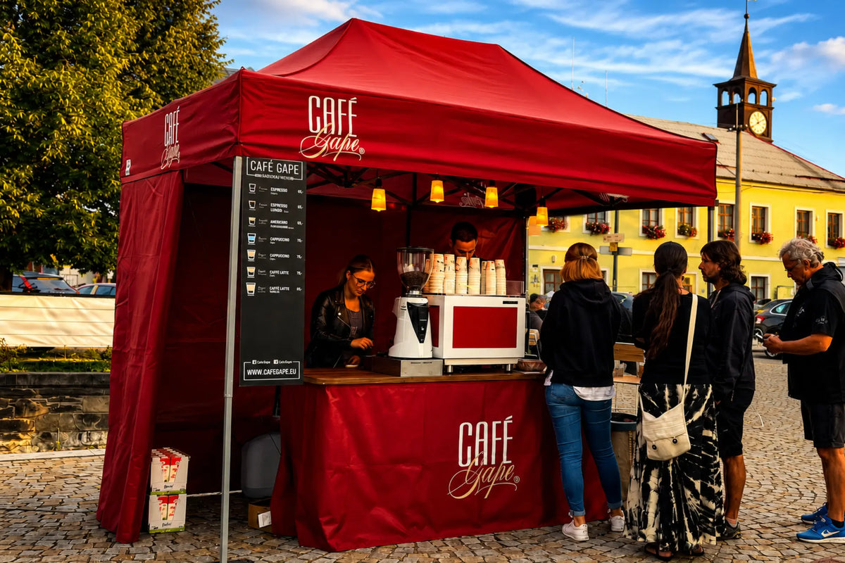 Nůžkový stan 2x3 Cafe Gape