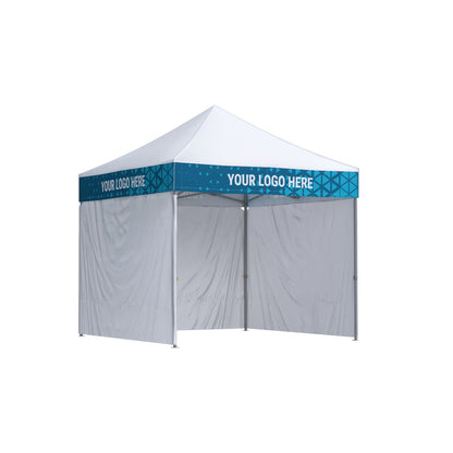 Nůžkový stan 3x3 Octa Optima II s potiskem 4 střešních límců: Polyester - SET
