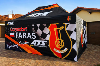 Nůžkový stan 4x6 Octa Pro s celopotiskem Faras