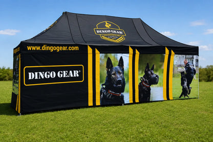 Nůžkový stan 4x8 Octa Pro s celopotiskem Dingo Gear