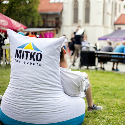 Kulaté reklamní křeslo s libovolným potiskem: Polyester
