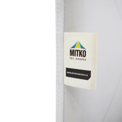 Rovná textilní stěna Banner 600 - Štítek