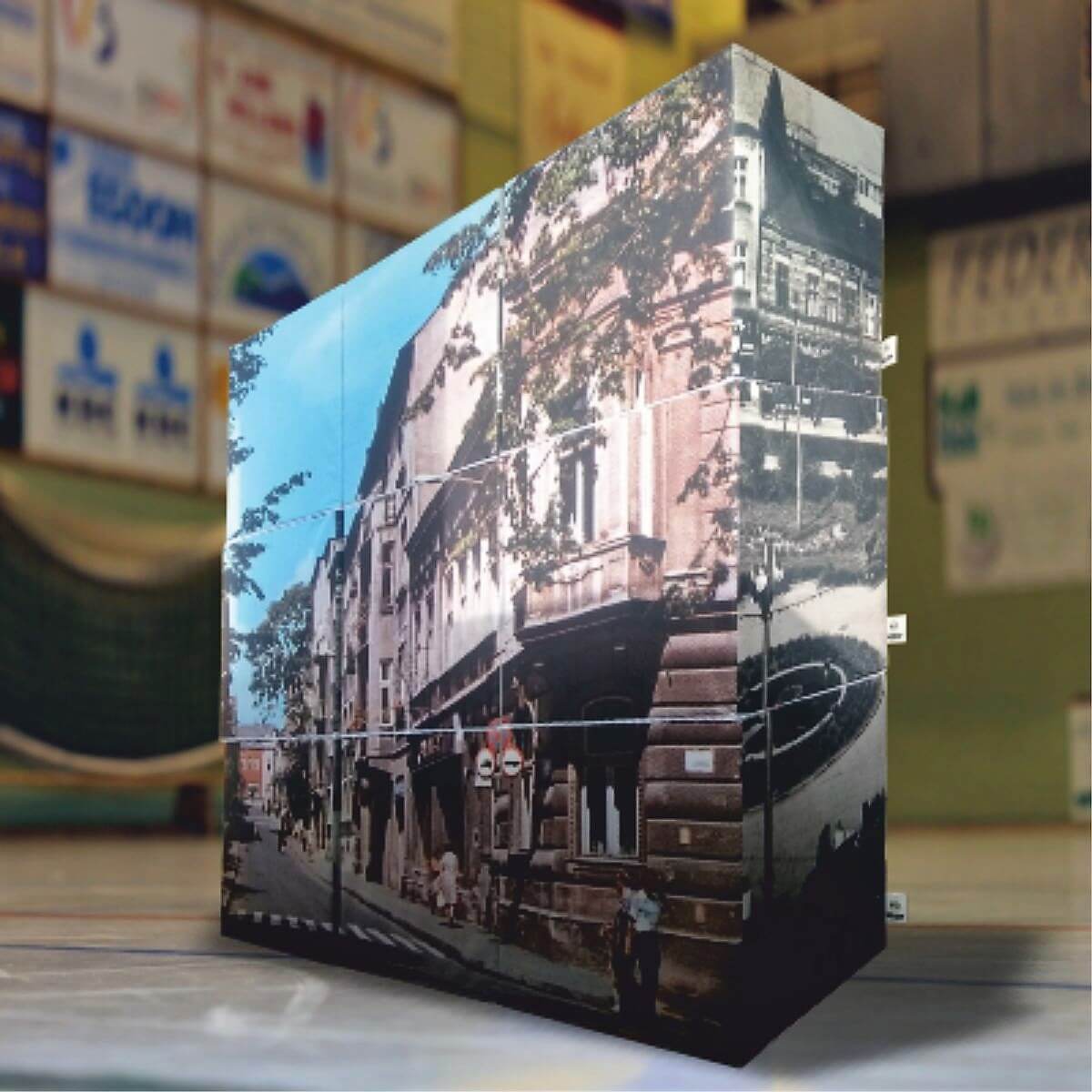 Sedací kostky Mega Puzzle 50 cm s libovolným potiskem