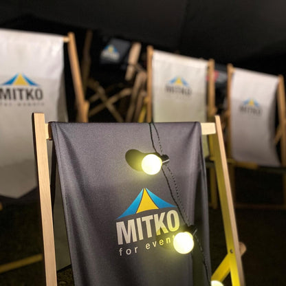 Dřevěné reklamní lehátko s libovolným potiskem