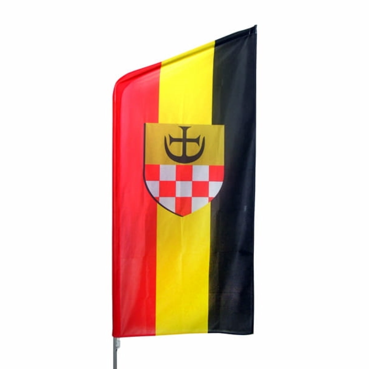 Reklamní vlajka Hussar S (80x183 cm) s hliníkovým stožárem