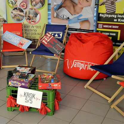 Sedací vak M (85 cm) s libovolným potiskem: Ekokůže